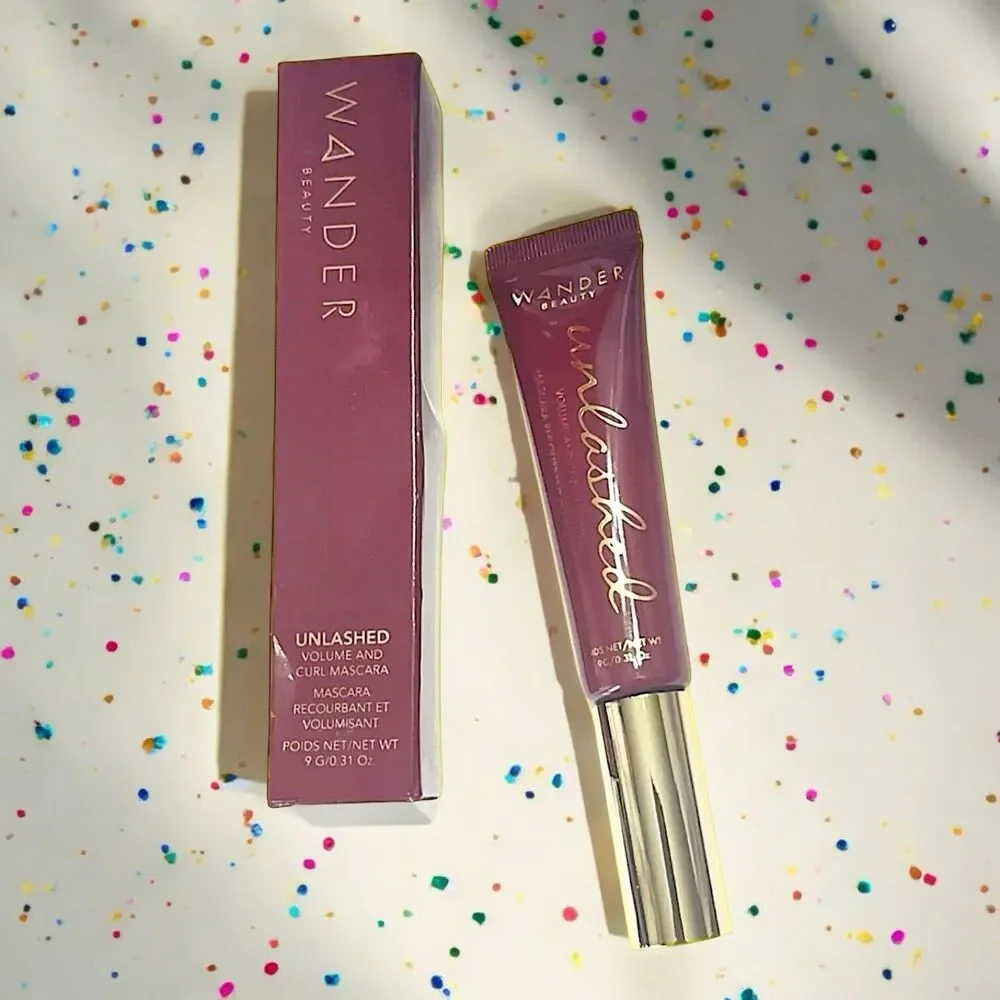 Wander Beauty Unlashed Mascara 0.31oz Tarmac Black New & Sealed in Box